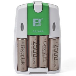灃標四槽智能充電套裝 aa2500mah 4 智能充電器配5號2500毫安鎳氫可充電電池 4節(jié)電池產(chǎn)品圖片1